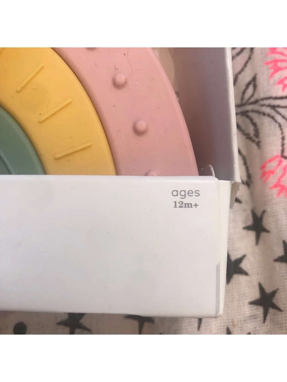 Cloud Island New Open Box Pastel Rainbow Stacking Toy